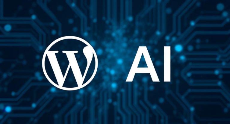 logo wordpress y texto AI para plugins